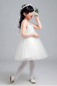 A-line Flower Girl Dress