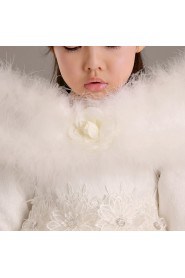 A-line Long Sleeve Flower Girl Dress