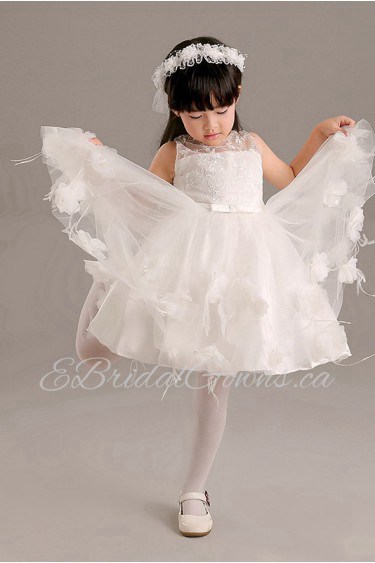 A-line Long Sleeve Flower Girl Dress