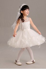 A-line Long Sleeve Flower Girl Dress