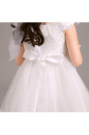 Long Sleeve A-line Flower Girl Dress