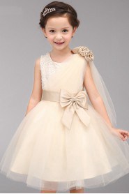 A-line Long Sleeve Flower Girl Dress