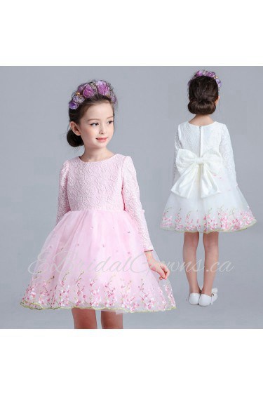 A-line Flower Girl Dress