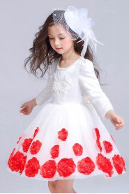 A-line Long Sleeve Flower Girl Dress