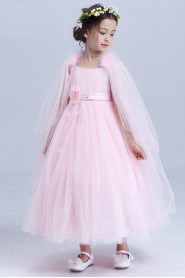 Long Sleeve A-line Flower Girl Dress