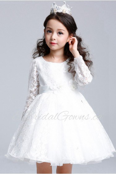 Lace A-line Flower Girl Dress