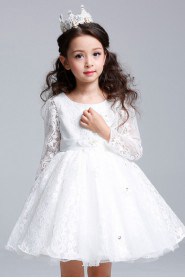 Lace A-line Flower Girl Dress