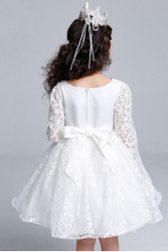 Lace A-line Flower Girl Dress