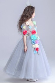 A-line Flower Girl Dress