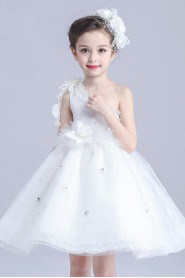 Organza A-line Flower Girl Dress