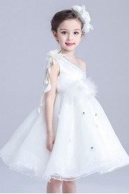 Organza A-line Flower Girl Dress