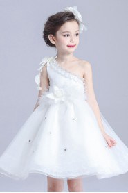 Organza A-line Flower Girl Dress