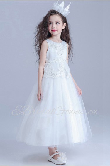 A-line Flower Girl Dress