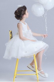 Organza A-line Flower Girl Dress