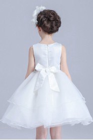 Organza A-line Flower Girl Dress