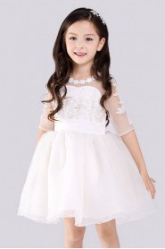 A-line Flower Girl Dress