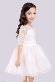 A-line Flower Girl Dress