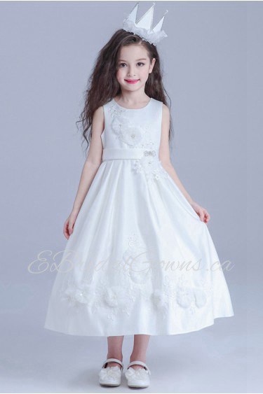 A-line Flower Girl Dress