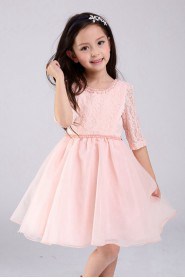 A-line Flower Girl Dress