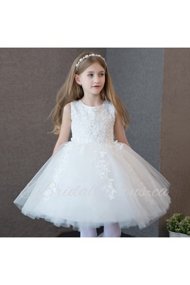 Long Sleeve A-line Flower Girl Dress