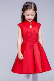 Long Sleeve A-line Flower Girl Dress