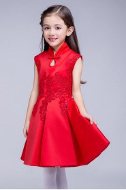 Long Sleeve A-line Flower Girl Dress