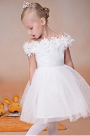 A-line Off-the-shoulder A-line Flower Girl Dress