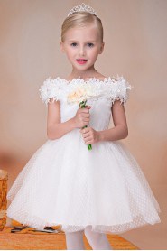 A-line Off-the-shoulder A-line Flower Girl Dress