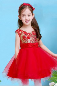 A-line Flower Girl Dress