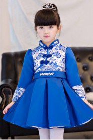 Long Sleeve A-line Flower Girl Dress