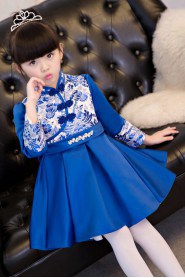 Long Sleeve A-line Flower Girl Dress