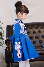 Long Sleeve A-line Flower Girl Dress