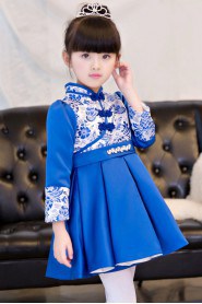 Long Sleeve A-line Flower Girl Dress