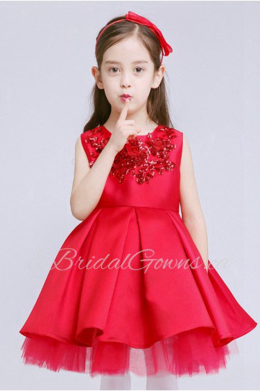 A-line Flower Girl Dress