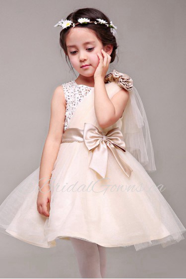 A-line Flower Girl Dress