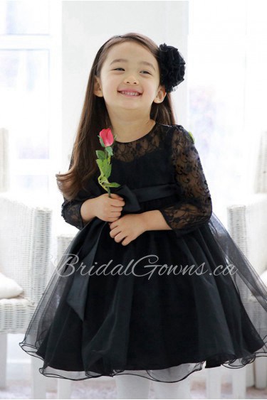 Lace A-line Flower Girl Dress