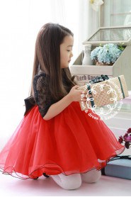 Lace A-line Flower Girl Dress