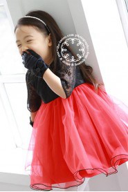 Lace A-line Flower Girl Dress