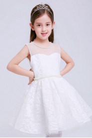 A-line Flower Girl Dress