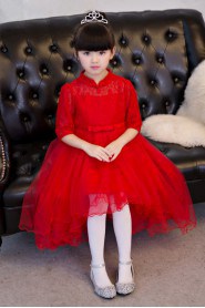 A-line Flower Girl Dress