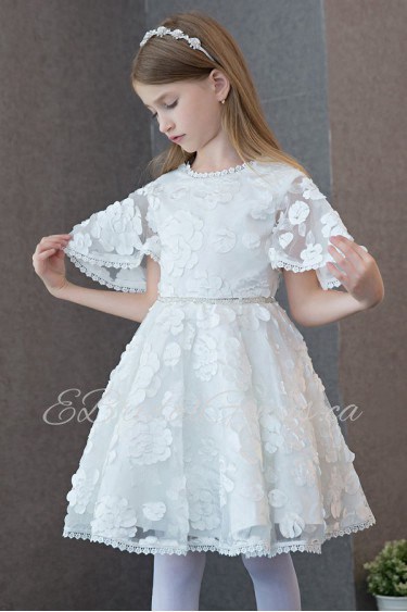 A-line Flower Girl Dress