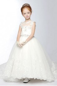 A-line Flower Girl Dress