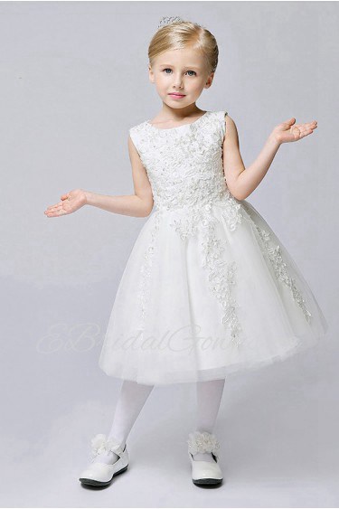 A-line Flower Girl Dress