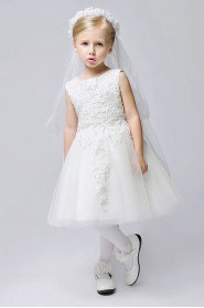 A-line Flower Girl Dress