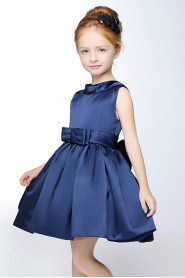 A-line High Neck Flower Girl Dress